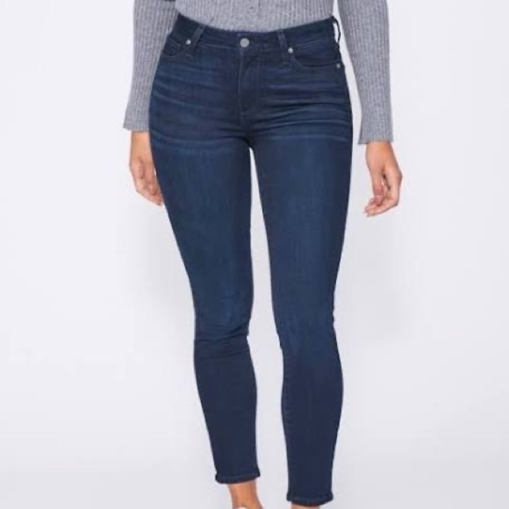 Paige Hoxton Ankle Blue Denim‎ Jeans